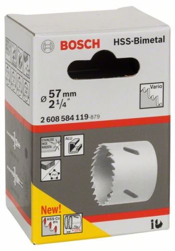 Dziurkacz bimetaliczny BOSCH HSS do adaptera standardowego 57 mm, 2 1/4" 2608584119