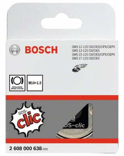 BOSCH Nakrętka szybkomocująca SDS-clic M 14 x 1,5 mm M 14 x 1,5 mm 2608000638