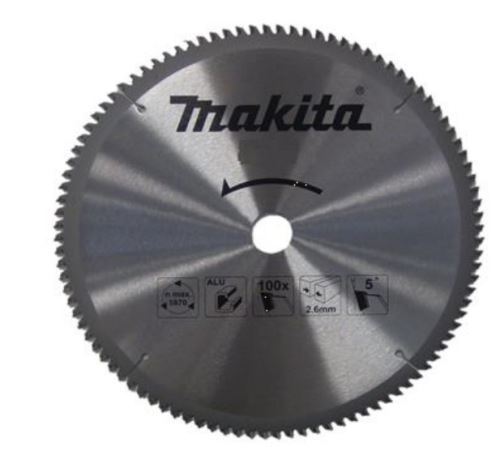 Brzeszczot MAKITA aluminium TCT 260x2,6x30 mm 100 zębów D-61874