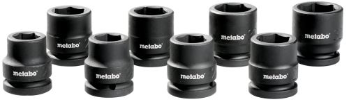 METABO Zestaw nakrętek do klucza udarowego 3/4" (8 szt.) 628834000