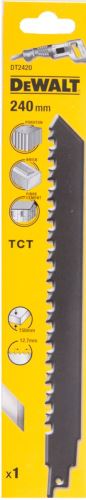 DeWALT Brzeszczot (TCT) do cięcia cegieł i bloków Poroton, 240 mm DT2420