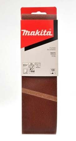 Taśma szlifierska MAKITA 76x610 mm K120 5 szt. P-37356