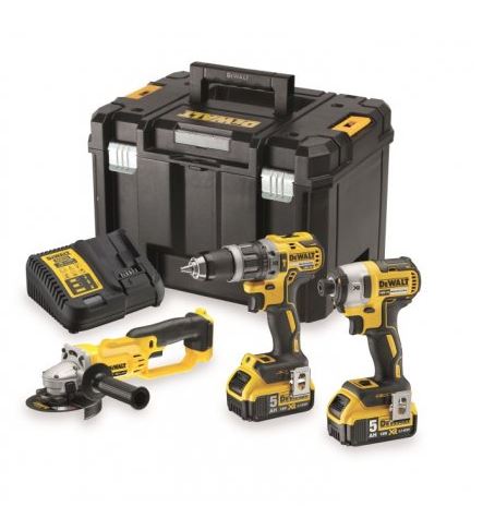 Zestaw narzędzi akumulatorowych DeWALT XR Li-Ion DCK383P2T