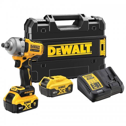 DEWALT Akumulatorowy klucz udarowy 18 V 2x5,0 Ah DCF891P2T