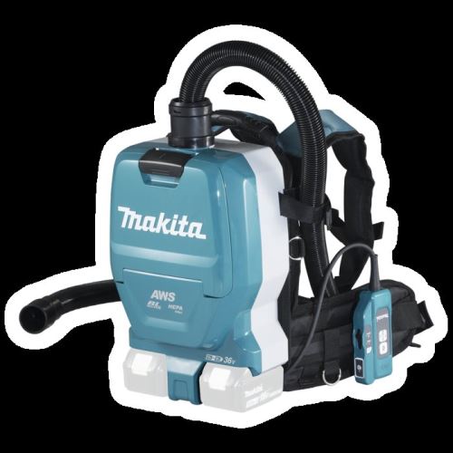 MAKITA Bezprzewodowy odkurzacz plecakowy z AWS Li-ion 2x18V, bez akumulatora Z DVC265ZXU