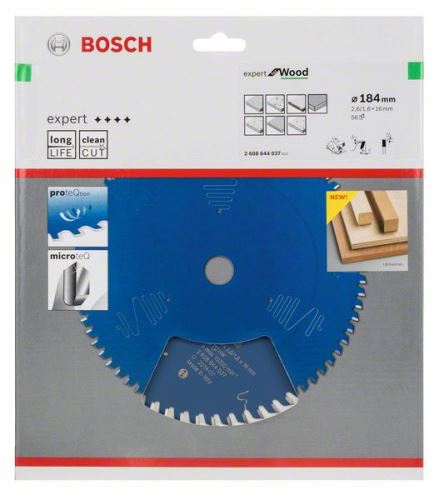 BOSCH Brzeszczot Expert for Wood 184 x 16 x 2,6 mm, 56 2608644037