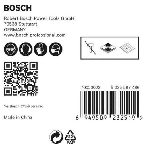 BOSCH EXPERT HEX-9 HardCeramic 6mm opakowanie 5szt 2608900599