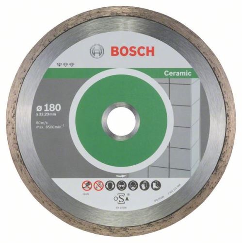 BOSCH Diamentowa tarcza tnąca Standard for Ceramic 180 x 22,23 x 1,6 x 7 mm (10 szt.) 2608603233