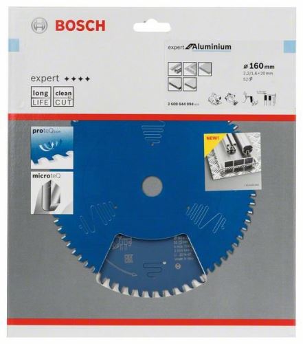 BOSCH Brzeszczot Expert do aluminium 160 x 20 x 2,2 mm, 52 2608644094