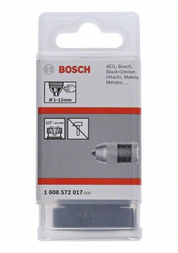 BOSCH Uchwyty szybkomocujące do 13 mm 1-13 mm, 1/2" – 20 1608572017