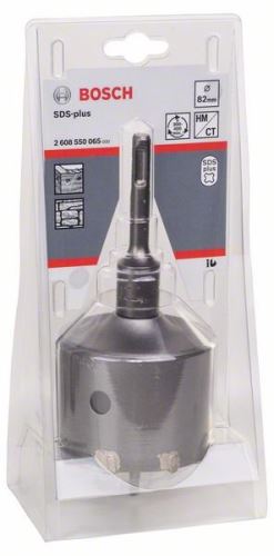 BOSCH zestaw 3-częściowy wierteł drążonych, SDS-plus 82 x 54 mm 2608550065