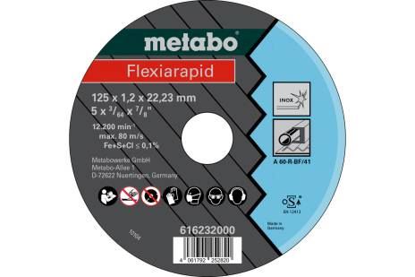 METABO Řezný kotouč Flexiarapid 125x1.2x22.23 mm Inox, TF 41 616232000