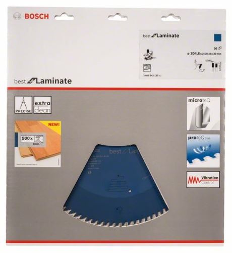 BOSCH Piła tarczowa Best for Laminat 305 x 30 x 2,5 mm, 96 2608642137