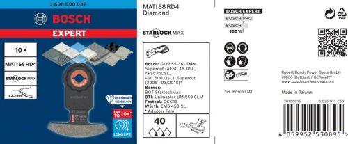 BOSCH EXPERT STARLOCKMAX MATI68RD4 2,2x68,10szt 2608900037