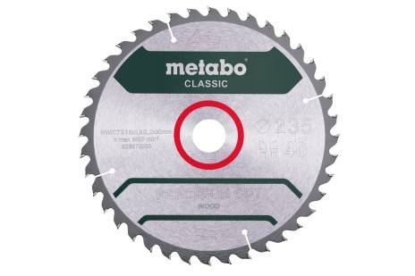 METABO Brzeszczot „precyzyjnie cięte drewno – klasyczny”, 235x30 mm, 40 zębów, 15° 628679000