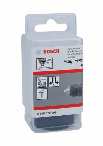 BOSCH Uchwyty szybkomocujące do 10 mm 1-10 mm, 3/8" – 24 2608572068