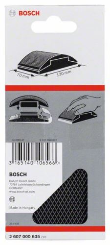 BOSCH Blok do szlifowania ręcznego 70 x 130 mm 2607000635