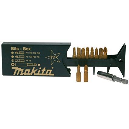 Zestaw bitów MAKITA TIN, przedłużka, PH, PZ, płaski 11 szt. P-49046