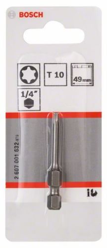 BOSCH Bit wkrętaka ekstra twardy Extra-Hart T10, 49 mm 2607001632