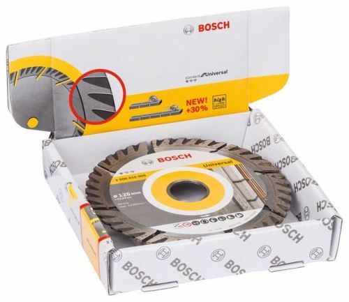 BOSCH Diamentowa tarcza tnąca Standard do Universal 125 × 22,23 (10 szt.) 125x22,23x2x10mm 2608615060