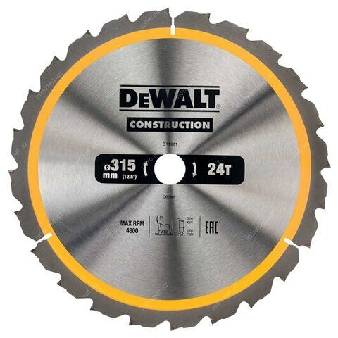 DeWALT Brzeszczot do drewna 315 x 30 mm DT1961