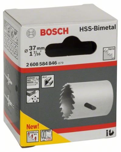 Dziurkacz bimetaliczny BOSCH HSS do adaptera standardowego 37 mm, 1 7/16" 2608584846