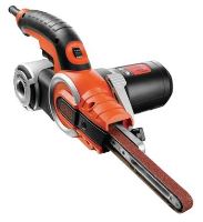 BLACK &amp; DECKER Pilnik taśmowy 400W, taśma szlifierska 6/13x451mm, 3 ramiona, 9 pasów KA902EK