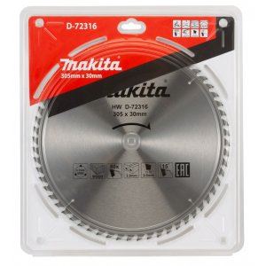 MAKITA brzeszczot do drewna 305x2,8x30 mm 60 zębów D-72316