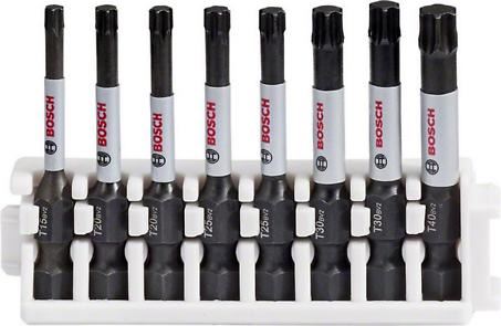 Zestaw końcówek do wkrętów BOSCH Impact Control, 8 sztuk, 1×T15;2×T20;2×T25;2×T30;1×T40 2608522329