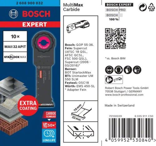 BOSCH EXPERT STARLOCKMAX MAII32APIT, 10 szt. 2608900032