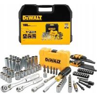 Zestaw DeWalt 108 elementów z grzechotką 1/4" i 3/8" DWMT73801-1 Zestaw DeWalt 108 elementów z grzechotką 1/4" i 3/8" DWMT73801-1