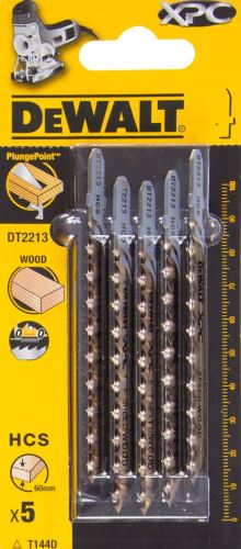 Brzeszczoty do drewna DeWALT XPC ze stali (HCS) 100 mm Quick Cuts (5 szt.) DT2213