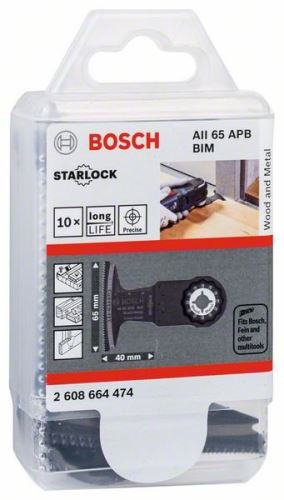 BOSCH RB – 10 szt. AII 65 APB 40 x 65 mm 2608664474