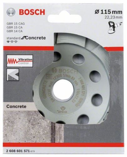 BOSCH Diamentowa misa szlifierska Standard for Concrete 125 × 22,23 × 5 S4CON 125 SEG. 2608601573