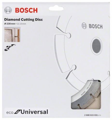 Diamentowa tarcza tnąca BOSCH ECO do uniwersalnego 115.x22.23x2.0x7 (10 szt.) 2608615040