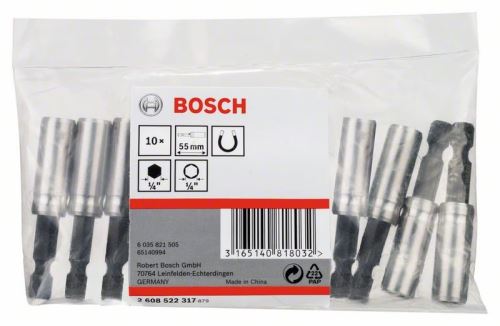 BOSCH Uchwyt uniwersalny z chwytem sześciokątnym 1/4", magnetyczny (10 szt.) 2608522317