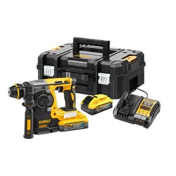 Młot kombinowany DeWALT SDS-Plus 18 V PowerStack 2x 5Ah, TSTAK DCH273H2T