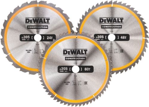 Zestaw brzeszczotów DeWALT (3 szt.) 305 x 30 mm / 1 x DT1958, 1 x DT1959, 1 x DT1960 / DT1964