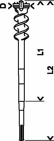 Wiertło przebijające BOSCH SDS-max-9 Przebijanie 65 x 850 x 1000 mm 1618596460