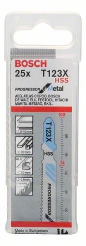 BOSCH Brzeszczot do piły szablastej T 123 XF Progressor for Metal (25 szt.) 2608638474