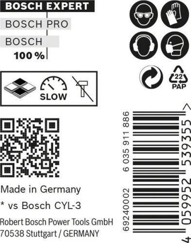 BOSCH EXPERT CYL-9 MultiConstruction 7x60, 10 szt. 2608900642