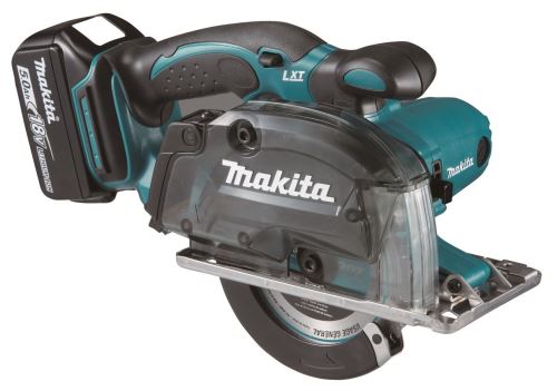 MAKITA Akumulatorowa piła do metalu Li-ion LXT 18V/5.0Ah, Makpac DCS552RTJ