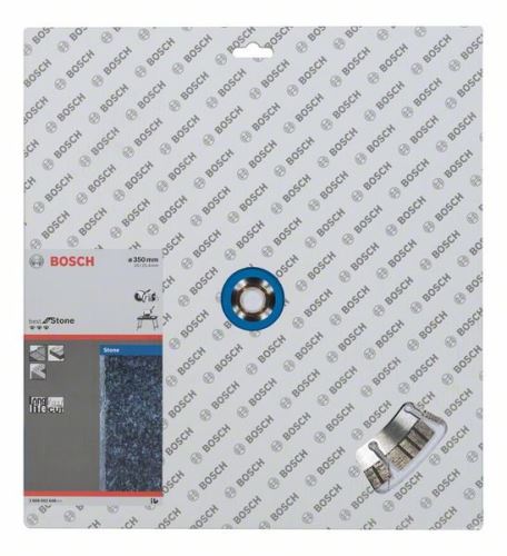 BOSCH Diamentowa tarcza do cięcia Best for Stone 350 x 20,00+25,40 x 3,2 x 15 mm 2608602648