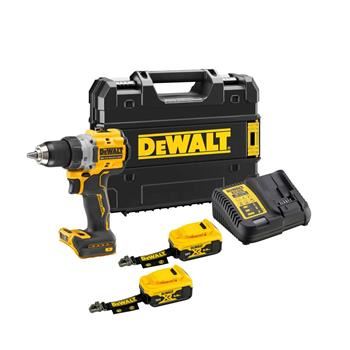 Wiertarka DeWALT 18V AKU 2x5Ah LR, ładowarka, Tstak DCD800P2LRT