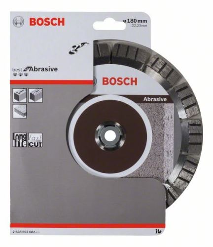 BOSCH Diamentowa tarcza tnąca Best for Abrasive 180 x 22,23 x 2,4 x 12 mm 2608602682