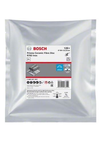 Tarcza fibrowa BOSCH EXPERT PRISMA R782,180,P120,25 szt. 2608621831