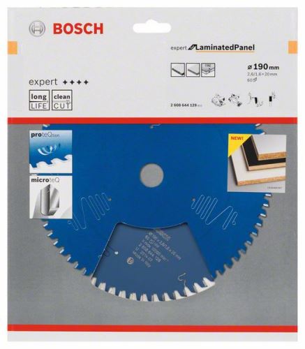 BOSCH Brzeszczot Expert do paneli laminowanych 190 x 20 x 2,6 mm, 60 2608644129