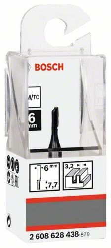 BOSCH Frez do wpustów; trzpień 6 mm 2608628438