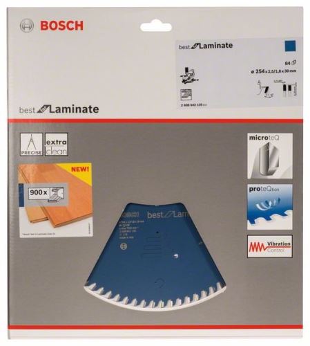 BOSCH Piła tarczowa Best for Laminat 254 x 30 x 2,5 mm, 84 2608642135