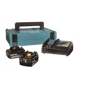 Zestaw MAKITA Li-ion LXT 18V 2 szt. BL1860B+1 szt. Ładowarka DC18RC+1 szt. Makpac 198116-4